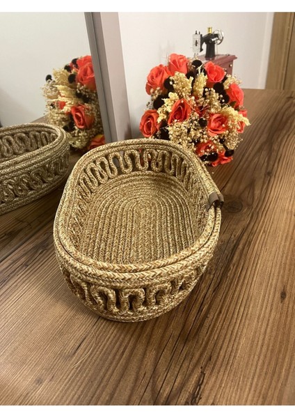 YÜKSEKLIK10,BOY30,EN17-YÜKSEKLIK9.BOY26,EN15-IKILI Tirikotlu Sepet Hediyelik Çeyizlik Organşize fiyatları