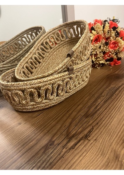 YÜKSEKLIK10,BOY30,EN17-YÜKSEKLIK9.BOY26,EN15-IKILI Tirikotlu Sepet Hediyelik Çeyizlik Organşize fırsatları