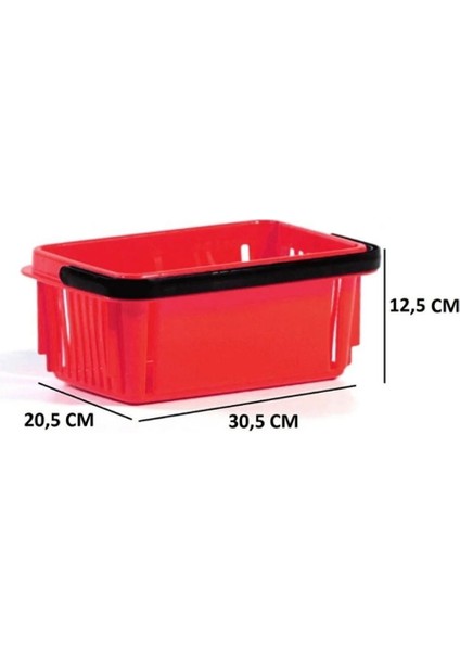 7 Litre Kozmetik Bijuteri Kırtasiye Hırdavat Sepeti 5 Li Paket