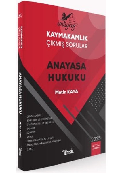 Imtiyaz Kaymakamlık Çıkmış Sorular Anayasa Hukuku