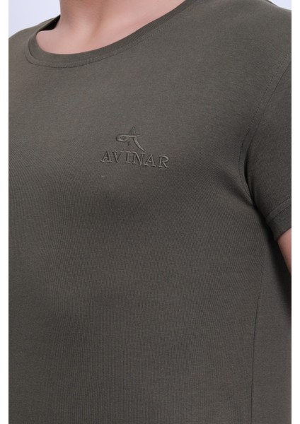 Unisex Bisiklet Yaka Nakışlı T-Shirt fiyatları