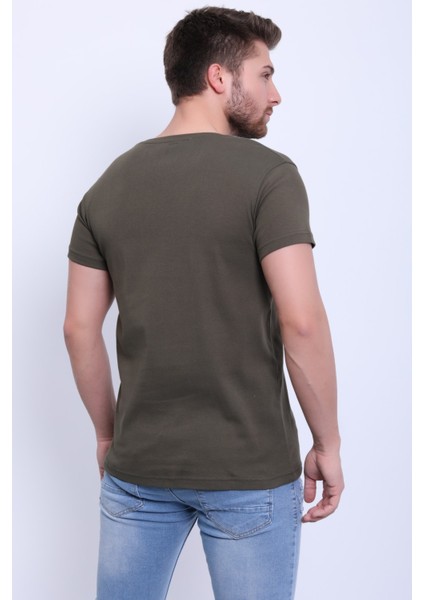Unisex Bisiklet Yaka Nakışlı T-Shirt modelleri