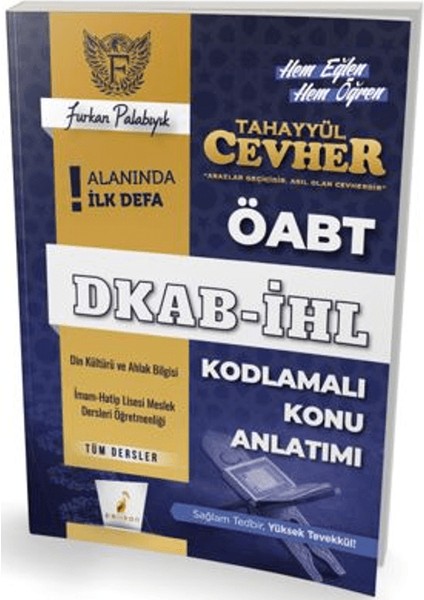Tahayyül Cevher Öabt Dkab - Ihl Tüm Dersler Kodlamalı Konu Anlatımı