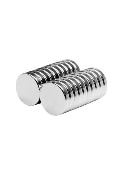 Yuvarlak Neodyum Mıknatıs D10X2 mm Çap - Güçlü Neodyum Mıknatıs Magnet