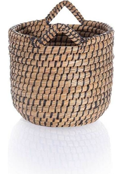 Meander Natural Siyah Su Sümbülü Dekoratif Sepet 32X30 3569 modelleri