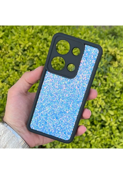 Xiaomi Redmi Note 13 Pro 4g Kılıf Taşlı Işıltılı Darbe Önleyici Silikon Kapak
