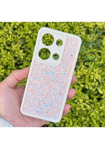 Xiaomi Redmi Note 13 Pro 4g Kılıf Taşlı Işıltılı Darbe Önleyici Silikon Kapak
