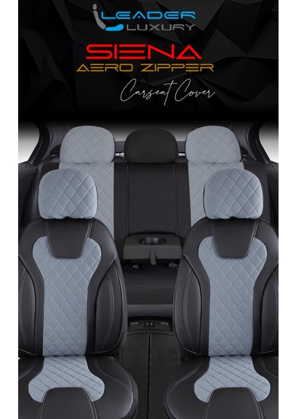 hyundai Accent Era Uyumlu Lüx Yarı Deri Oto Koltuk Kılıfı Ön Arka Takım Cyrstal Füme indirimleri