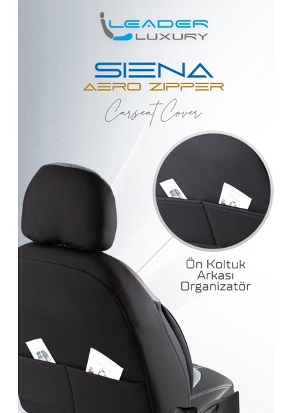 opel Corsa E Uyumlu Lüx Yarı Deri Oto Koltuk Kılıfı Ön Arka Takım Cyrstal Füme modelleri