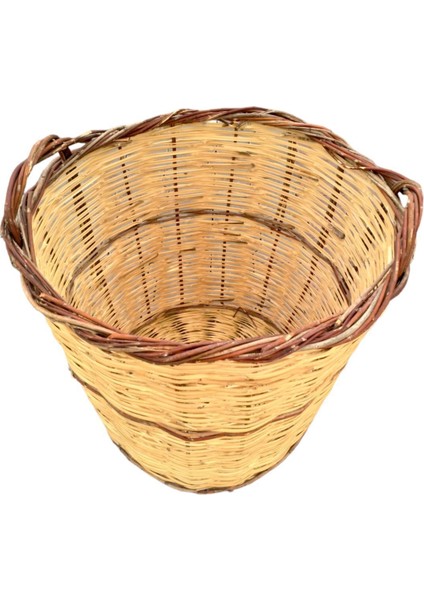 Hasır Odun Sepeti Hasır Küfe Şömine Yanı Odun Sepeti Şömine Yanı Odunluk