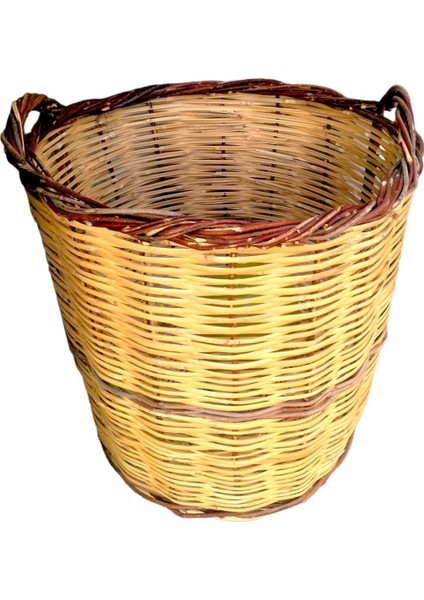 Hasır Odun Sepeti Hasır Küfe Şömine Yanı Odun Sepeti Şömine Yanı Odunluk modelleri