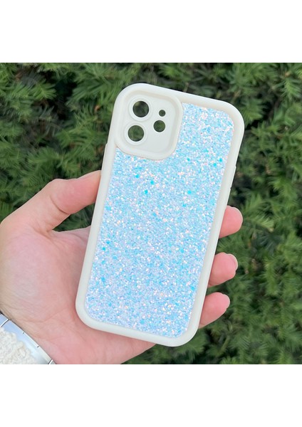iPhone 12 Kılıf Taşlı Işıltılı Darbe Önleyici Silikon Kapak
