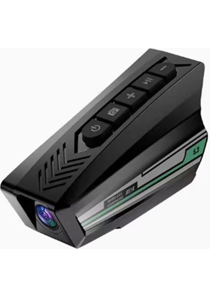 BT16 Motosiklet Kask Bluetooth Kulaklık 2000 Mah Batarya 1080P Hd Kamera Intercom Kulaklık Su Geçirmez