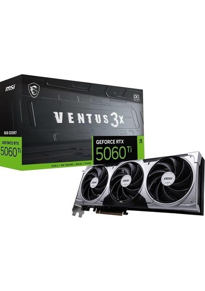 Msı RTX5060TI 8gb Ventus 3x Oc Gddr7 128BIT HDMI Dp Pcıe 5.0