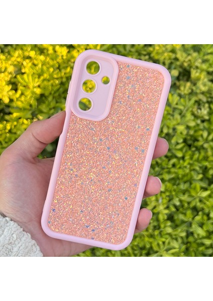 Samsung Galaxy A05S Kılıf Taşlı Işıltılı Darbe Önleyici Silikon Kapak