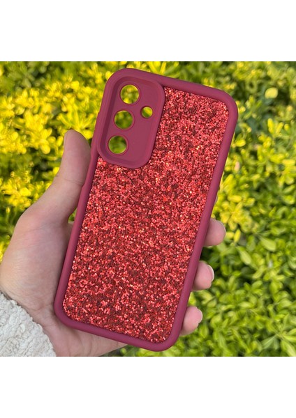 Samsung Galaxy A05S Kılıf Taşlı Işıltılı Darbe Önleyici Silikon Kapak