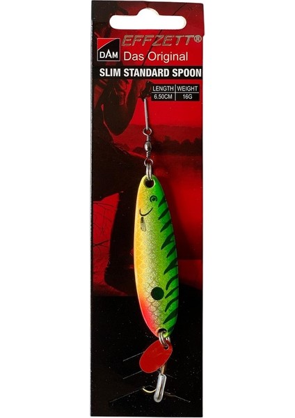 Effzett Standard Spoon Slim 6.5cm 16GR Kaşık Firetiger Uv