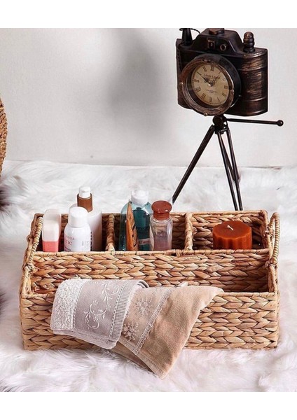 Düzenleyici Hasır Sepet Bölmeli