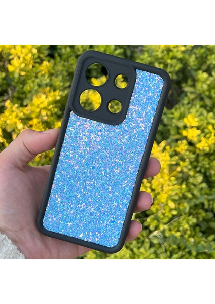 Xiaomi Redmi Note 13 4g Kılıf Taşlı Işıltılı Darbe Önleyici Silikon Kapak