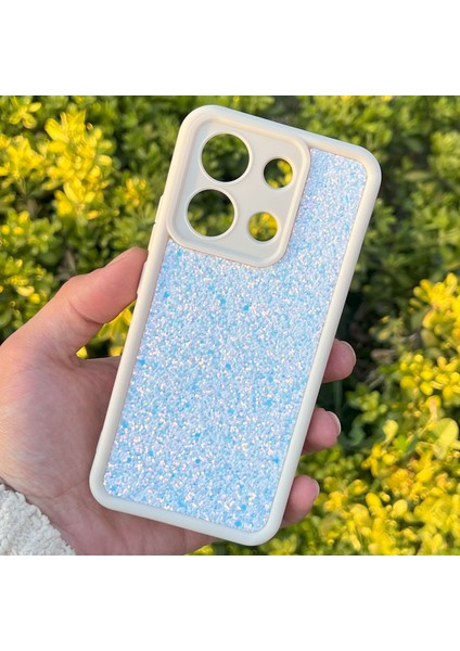 Xiaomi Redmi Note 13 4g Kılıf Taşlı Işıltılı Darbe Önleyici Silikon Kapak