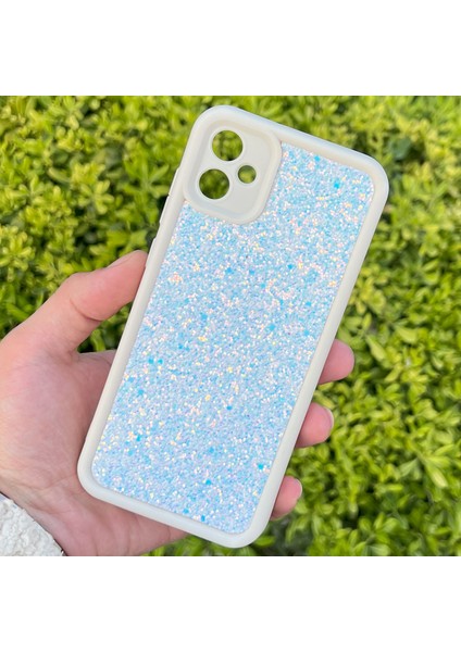 Samsung Galaxy A05 Kılıf Taşlı Işıltılı Darbe Önleyici Silikon Kapak