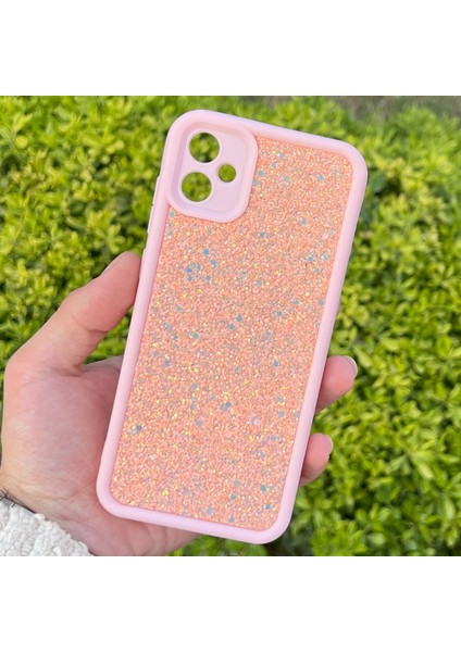 Samsung Galaxy A05 Kılıf Taşlı Işıltılı Darbe Önleyici Silikon Kapak