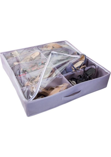 10 Gözlü Ayakkabı Taşıma Saklama Hurcu Hurç Çanta Düzenleyici