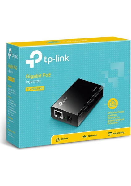 OMADA TL-POE150S 48VOLT 15.4WATT GIGABIT PORT POE ADAPTÖR