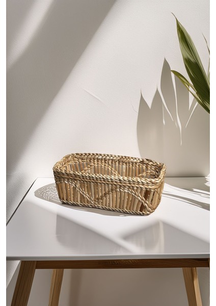 Özel Üretim Çok Amaçlı Doğal El Yapımı Hasır Sepet