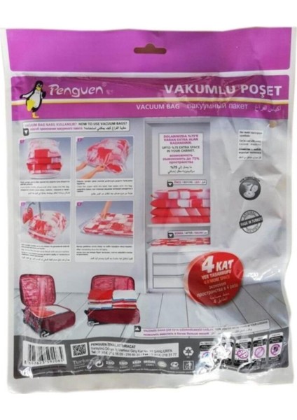 Vakumlu Hurç 5' Li Maxi Jumbo Set 100X130 5 Adet 73 x 130 Vakumlu Saklama Torbası modelleri