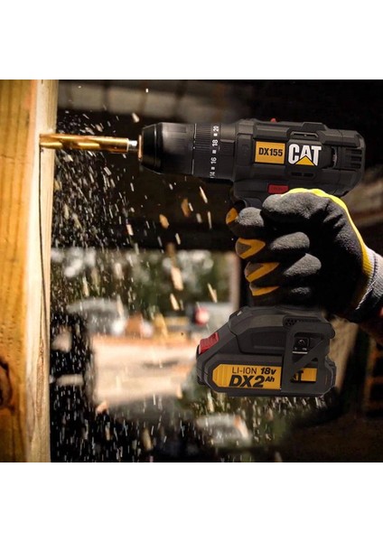 Cat DX155.1 18VOLT/2.0AH Li-Ion Çift Akülü Profesyonel Şarjlı Darbeli Matkap modelleri