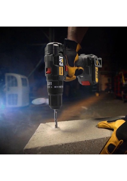Cat DX155.1 18VOLT/2.0AH Li-Ion Çift Akülü Profesyonel Şarjlı Darbeli Matkap fırsatları