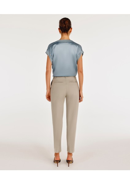 Düz Kesim Bilek Hizası Pantolon modelleri
