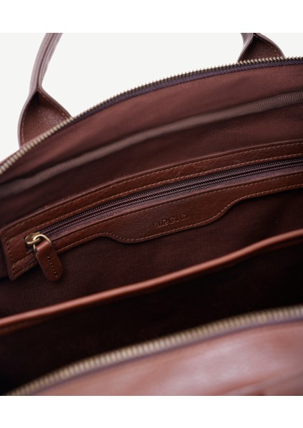 Fonksiyonel Çok Bölmeli Deri Laptop Çantası modelleri