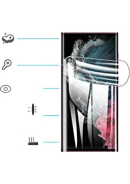 Samsung Galaxy S9 Tam Kaplayan Komple Yapışan Polymer Nano Ekran Koruyucu