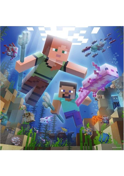 56217 Minecraft 3X49 Parça Ravensburger Puzzle