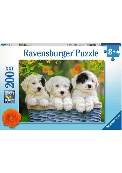127658 Cuddly Puppies 200 Parça Xxl Ravensburger Puzzle