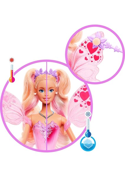 JCP76 Barbie Renk Değiştiren Peri Kızı Bebek