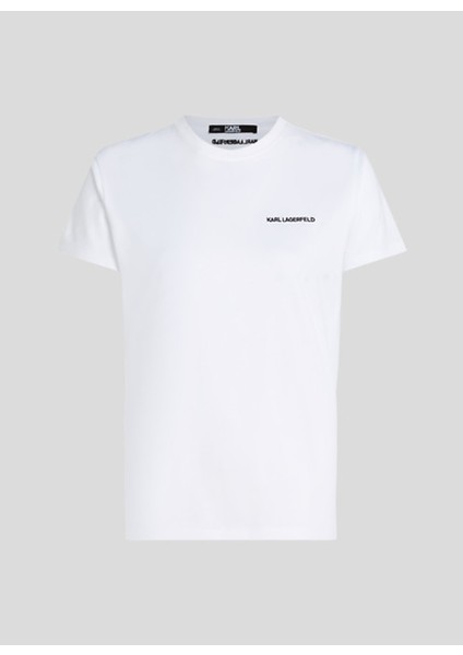 Bisiklet Yaka Düz Beyaz Kadın T-Shirt A1W17019 modelleri