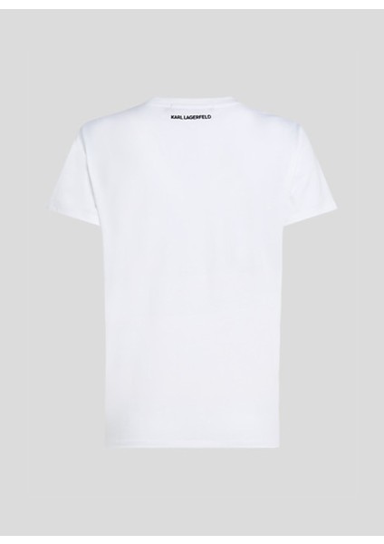 Bisiklet Yaka Düz Beyaz Kadın T-Shirt A1W17019 fırsatları