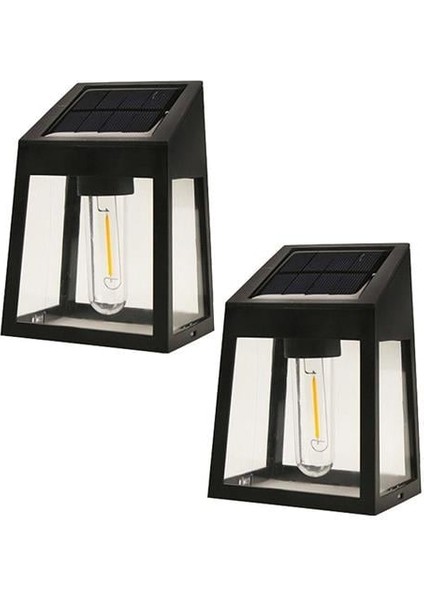 Powermaster PM-14916 Solar Güneş Enerjili Gece Sensörlü Bahçe Aydınlatma Lambası (2'li Paket)