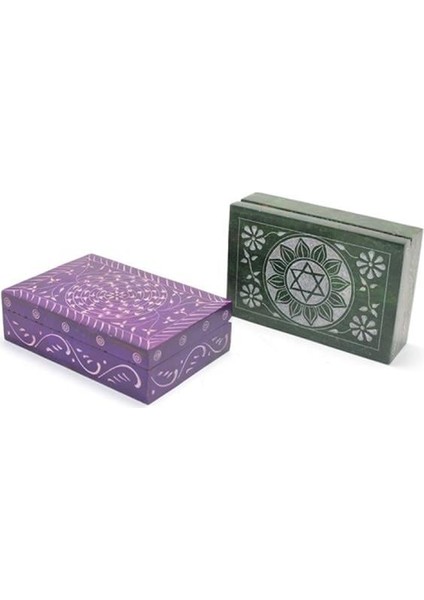 Obsidian Taşı Kutu Model 3
