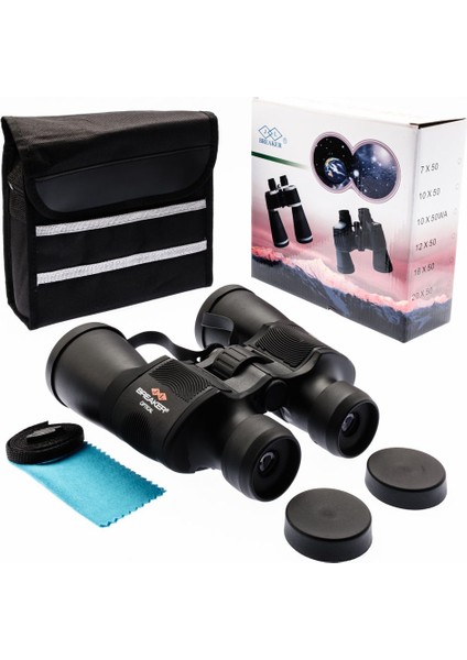 20×50 Wd2 Çift Göz Ayarlı Profesyonel Dürbün - 1000M/56M - Siyah