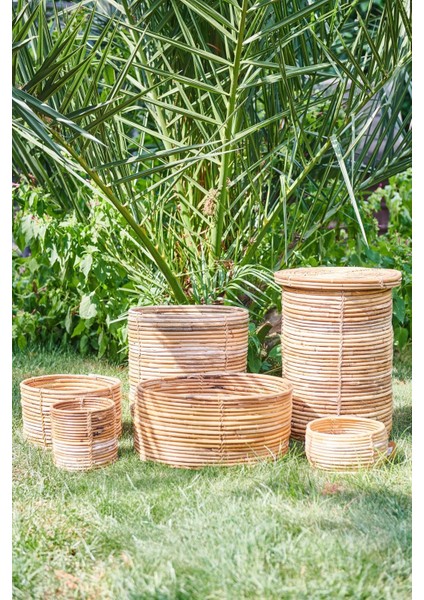 Sepet,bambu Oval Büyük