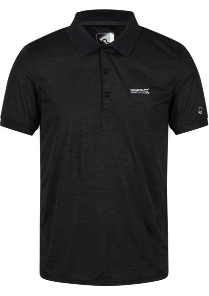 Regatta Remex Iı Erkek Polo Yaka T-Shirt-Siyah
