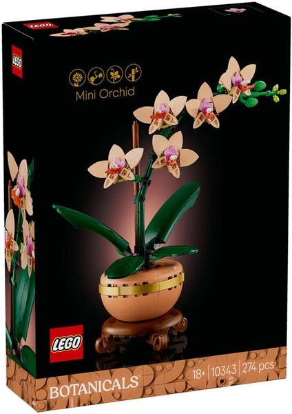10343 LEGO Iconic Botanicals Mini Orkide 274 Parça +18 Yaş