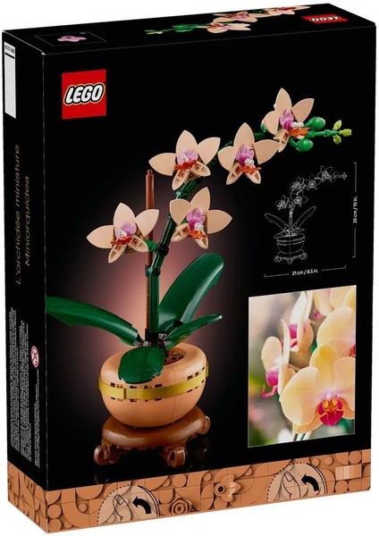 10343 LEGO Iconic Botanicals Mini Orkide 274 Parça +18 Yaş indirimleri