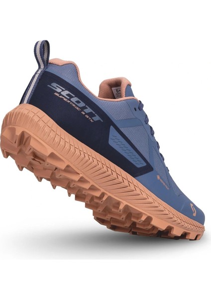 Scott Supertrac 3 Gtx Kadın Patika Koşu Ayakkabısı-Mavi