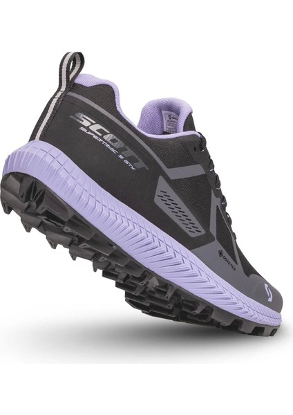 Scott Supertrac 3 Gtx Kadın Patika Koşu Ayakkabısı-Siyah