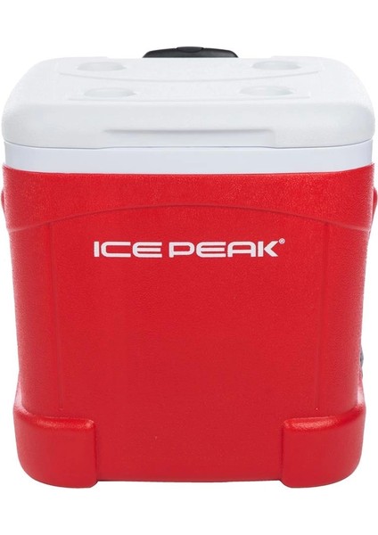 Icecube Tekerlekli Buzluk 55 Litre-Kırmızı